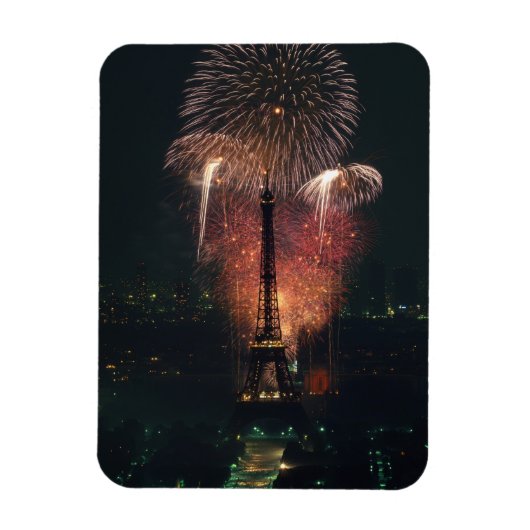 Fireworks, Eiffel Tower, Paris, France Magnet (Vertikal)