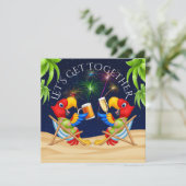 FIREWORKS - Einladung (Stehend Vorderseite)