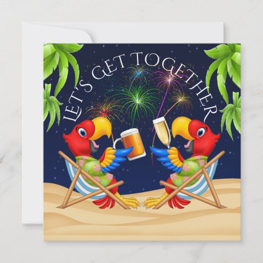 FIREWORKS - Einladung (Vorderseite)