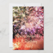 FIREWORKS EINLADUNG (Vorderseite)