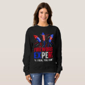 Fireworks Expert I Run You Run 4. Juli Sweatshirt (Vorne ganz)