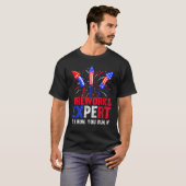 Fireworks Expert I Run You Run 4. Juli T-Shirt (Vorne ganz)