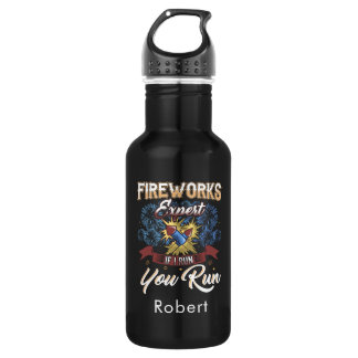 Fireworks Expert Run Wenn ich Personalisierte Edelstahlflasche