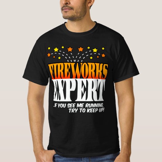 Fireworks Expert Shirt (Vorderseite)