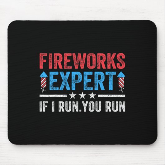 Fireworks Experte, wenn ich Sie führen lustige 4. Mousepad (Vorne)
