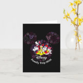 Fireworks Family Trip 2026 Valentines Day Vacatio  Karte (Gelbe Blume)