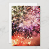 FIREWORKS FEIERTAGSKARTE (Vorne/Hinten)