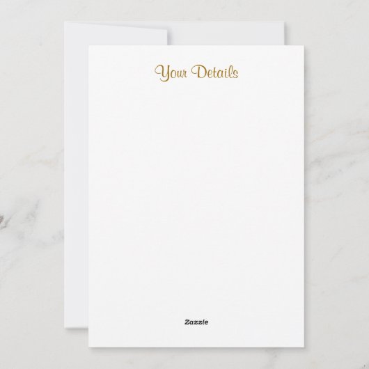 FIREWORKS FEIERTAGSKARTE (Rückseite)