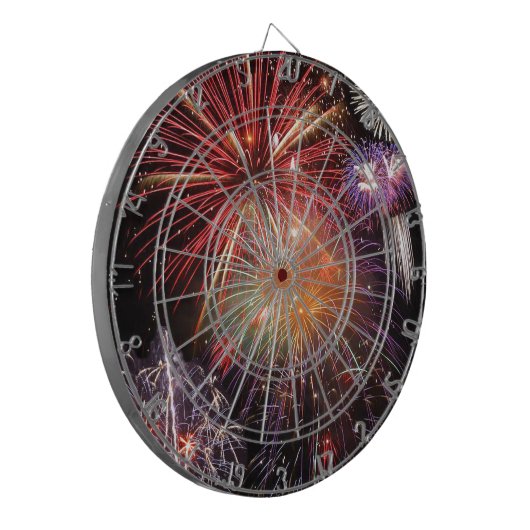 Fireworks Finale Dartscheibe (Vorderseite Links)