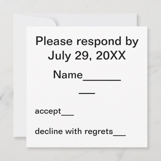 Fireworks Finale Einladung (Rückseite)