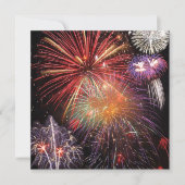 Fireworks Finale Einladung (Vorderseite)