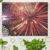 Fireworks Finale Geschirrtuch (Gefaltet)