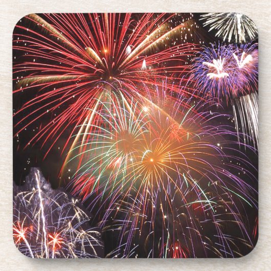 Fireworks Finale Getränkeuntersetzer (Vorderseite)