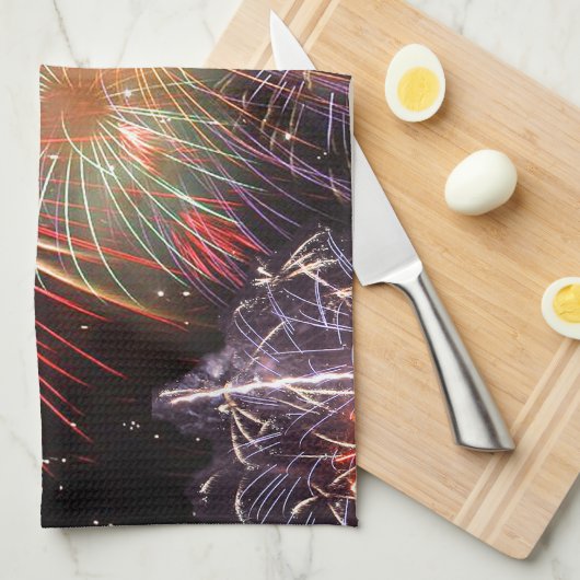 Fireworks Finale Handtuch (Viertel Falte)