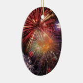 Fireworks Finale Keramik Ornament (Rechts)