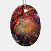 Fireworks Finale Keramik Ornament (Hinten)
