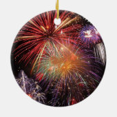 Fireworks Finale Keramik Ornament (Hinten)