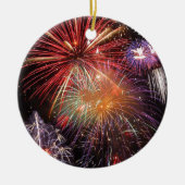Fireworks Finale Keramik Ornament (Vorne)