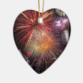 Fireworks Finale Keramikornament (Links)