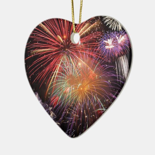 Fireworks Finale Keramikornament (Links)