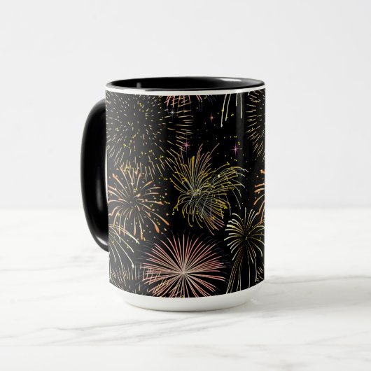 Fireworks Finale Tasse (Vorderseite Links)