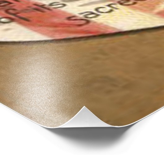 Fireworks Firecracker Lady Liberty US Flag Fotodruck (Ecke)