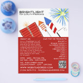 Fireworks, Fireworks Sales Flyer (Einzeln)