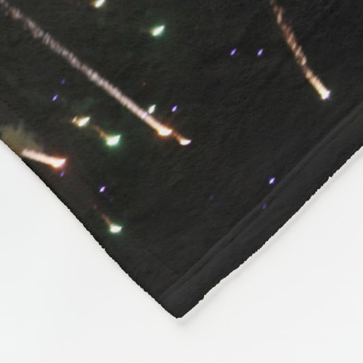 Fireworks Fleece Blanket (Ecke)