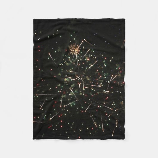 Fireworks Fleece Blanket (Vorderseite)