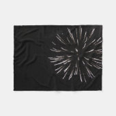 Fireworks Fleece Blanket (Vorderseite (Horizontal))