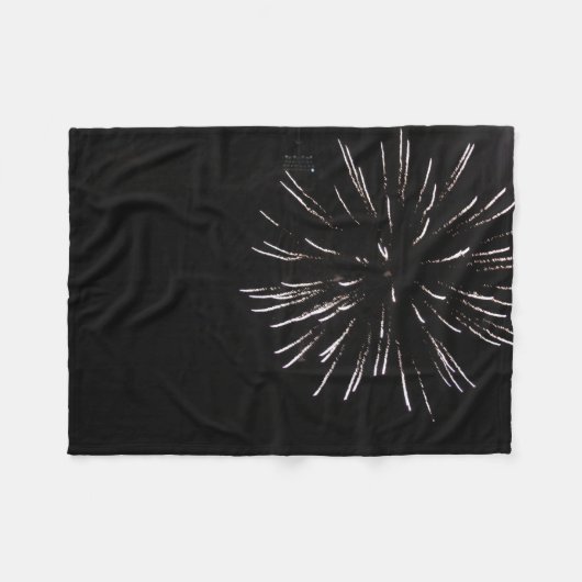 Fireworks Fleece Blanket (Vorderseite (Horizontal))