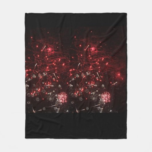 Fireworks Fleece Blanket (Vorderseite)