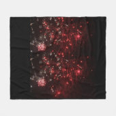 Fireworks Fleece Blanket (Vorderseite (Horizontal))