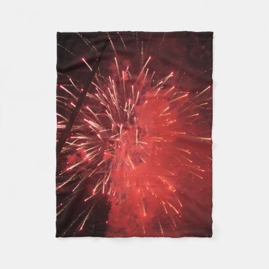 Fireworks Fleece Blanket (Vorderseite)