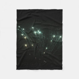 Fireworks Fleece Blanket