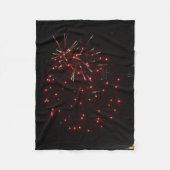 Fireworks Fleece Blanket (Vorderseite)
