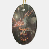 Fireworks-Foto Keramik Ornament (Links)