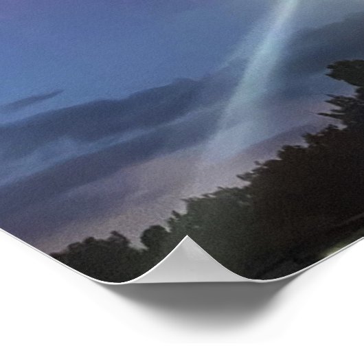 Fireworks Foto Poster (Ecke)