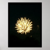 Fireworks-Foto Poster (Vorne)