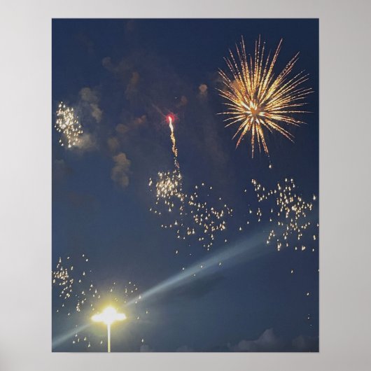 Fireworks Foto Poster (Vorne)