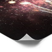 Fireworks-Foto Poster (Ecke)