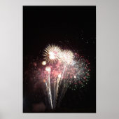 Fireworks-Foto Poster (Vorne)