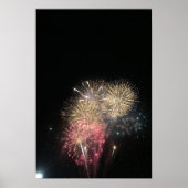Fireworks-Foto Poster (Vorne)