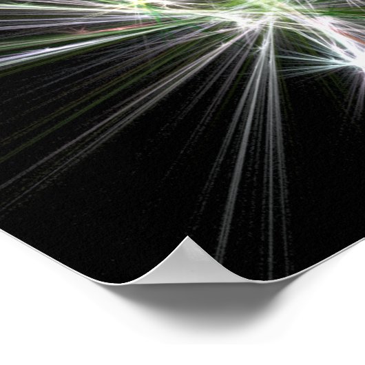 Fireworks-Fraktal Poster (Ecke)