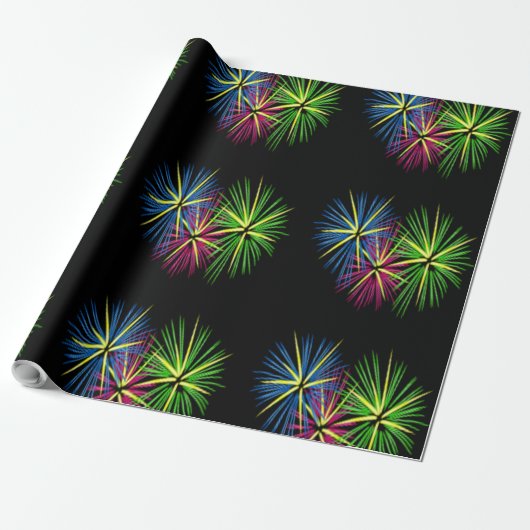 FIREWORKS GESCHENKPAPIER (Ungerollt)