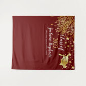 Fireworks Graduation Cap - Tassel-Klasse von 2023 Wandteppich (Vorderseite (Horizontal))