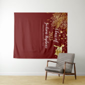 Fireworks Graduation Cap - Tassel-Klasse von 2023 Wandteppich (Beispiel (Horizontal))