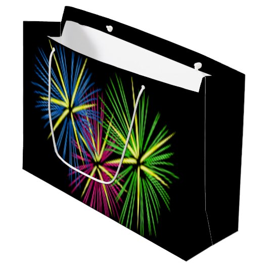 FIREWORKS GROßE GESCHENKTÜTE (Vorderseite Schrägansicht)