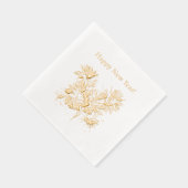 Fireworks Happy New Year Servietten Mit Folie (Rechts)