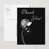 Fireworks & Hearts Vielen Dank Postkarte (Vorne/Hinten)